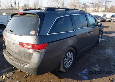 2014 Honda Odyssey Ex-L из США, поврежденный, VIN 5FNRL5H60EB037689